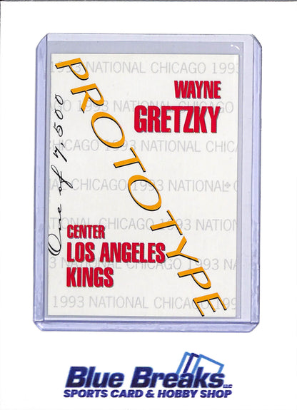 1993 America's Best - Prototype - Wayne Gretzky - #1 of 7500 - Ice Hockey - Kings
