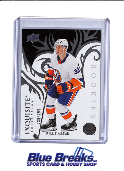 2024-25 Upper Deck - Exquisite Collection Rookies - Kyle MacLean - 239/299 - #R-35 - Ice Hockey - Islanders