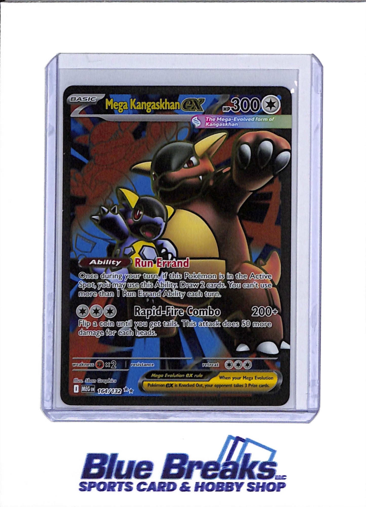 2025 Pokémon - Mega Evolution - Full Art - Ultra Rare Foil - Mega Kangaskhan ex - #164/132