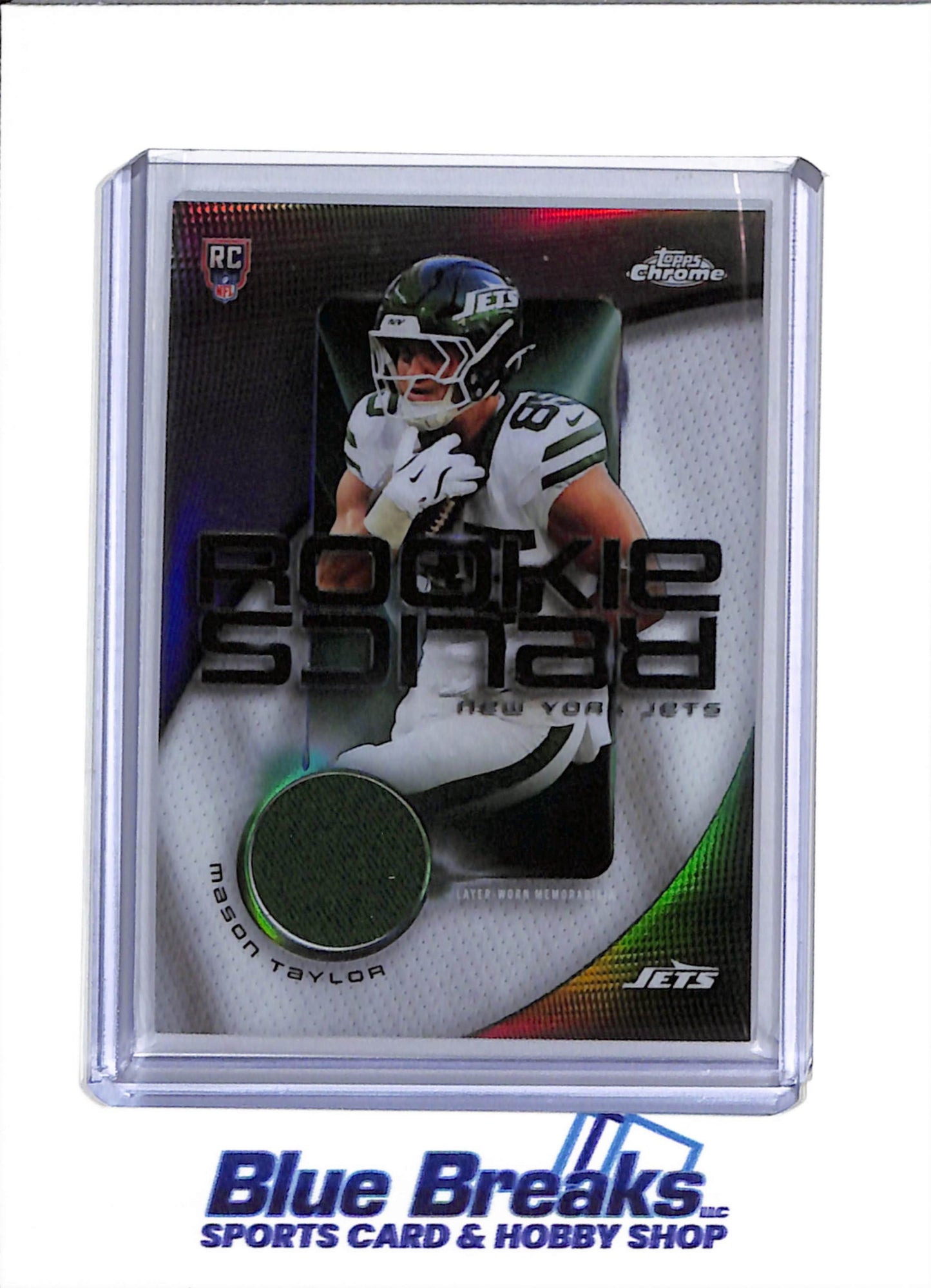2025 Topps Chrome - Rookie Relics - Silver Foil - Mason Taylor - #RR-MT - Football - Jets