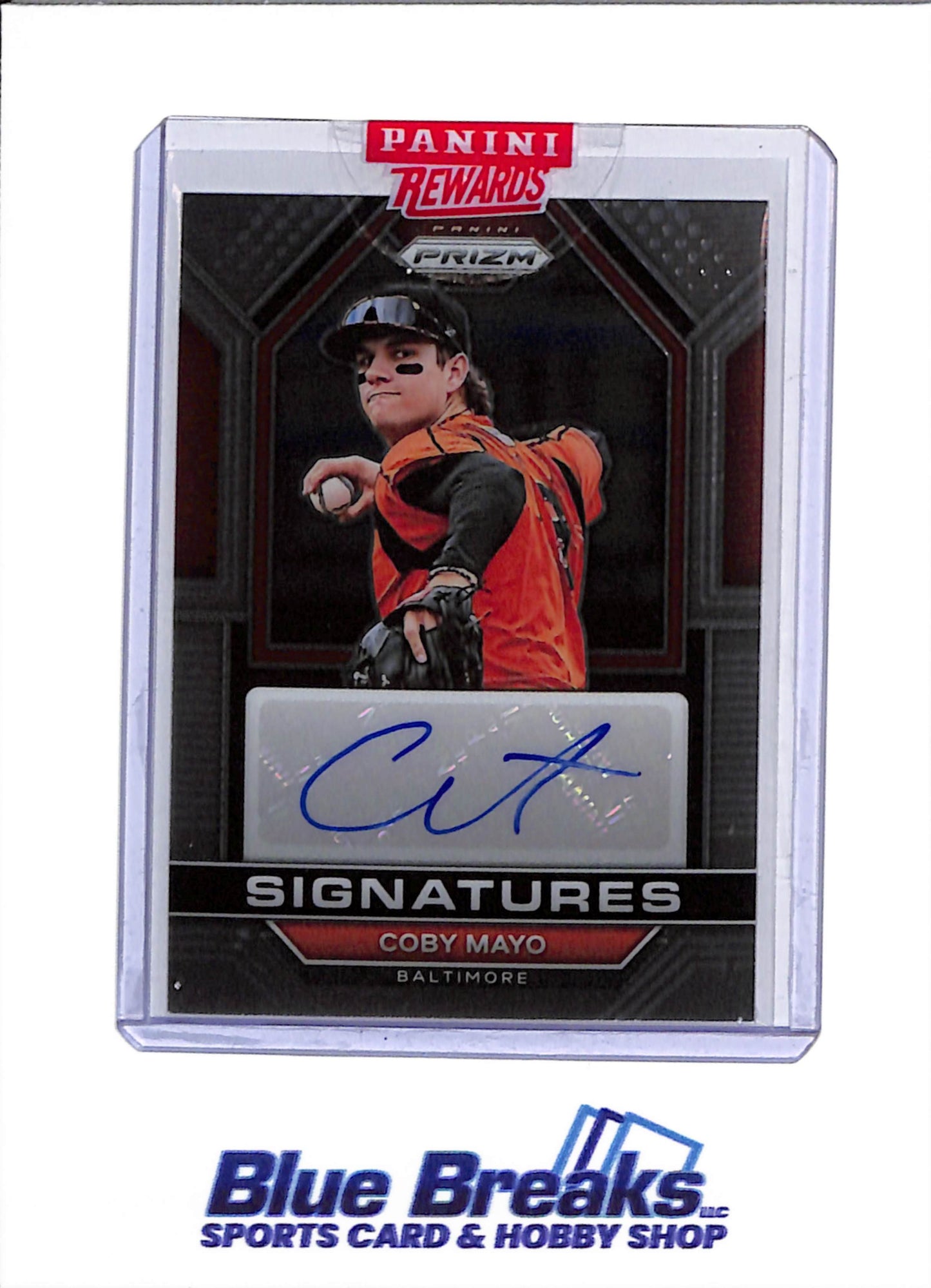 2023 Panini - Prizm Signatures - Coby Mayo - #SIG-CM - Baseball - Orioles
