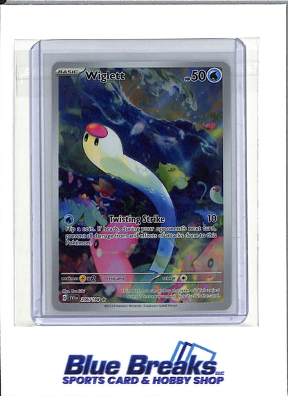 2023 Pokemon - Scarlet & Violet - Illustration Rare Holo - Wiglett - #206/198