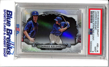 2018 Bowman Draft - Bowman Sterling - Silver Refractor - Jarred Kelenic - #BS-JK - PSA 9 - Baseball - Mets