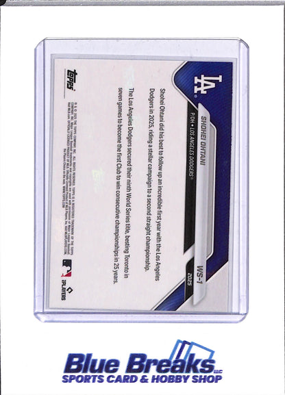 2025 Topps Now - World Series Champions - Set - Baseball - Dodgers