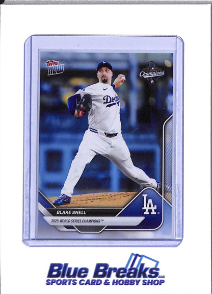 2025 Topps Now - World Series Champions - Set - Baseball - Dodgers