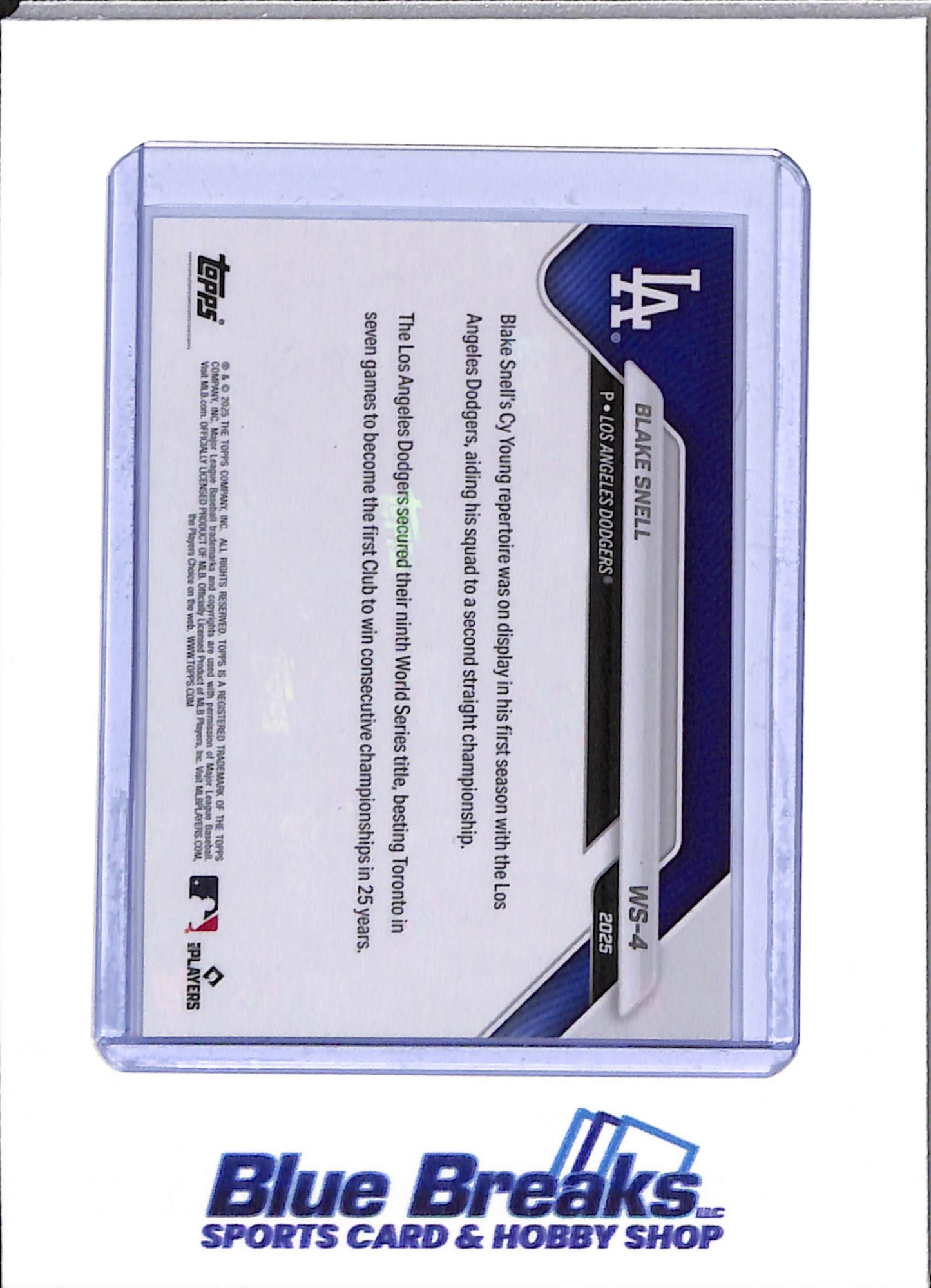 2025 Topps Now - World Series Champions - Set - Baseball - Dodgers