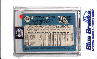 2025 Topps - Archives Signatures - Ke'Bryan Hayes - 09/35 - #T65-40 - Baseball - Pirates