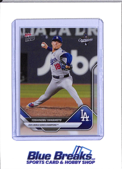 2025 Topps Now - World Series Champions - Set - Baseball - Dodgers