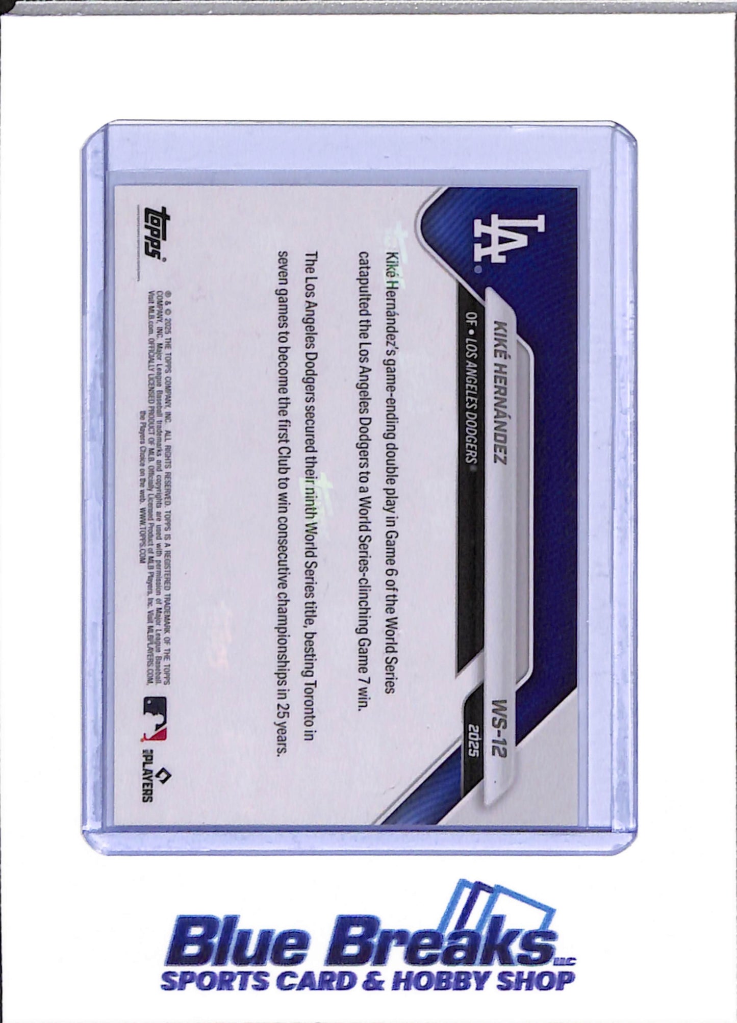 2025 Topps Now - World Series Champions - Set - Baseball - Dodgers