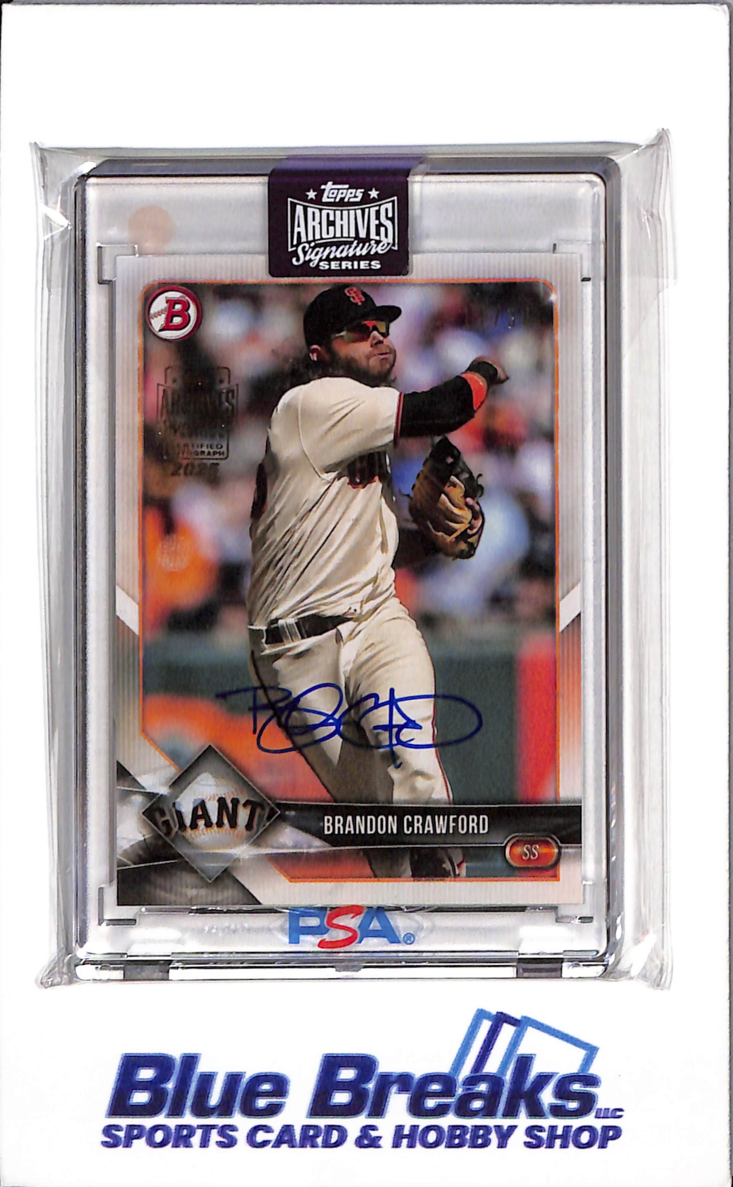 2025 Topps Bowman - Archives Signature Series - Brandon Crawford - 11/30 - #89 - Baseball - Giants