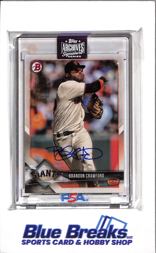 2025 Topps Bowman - Archives Signature Series - Brandon Crawford - 11/30 - #89 - Baseball - Giants