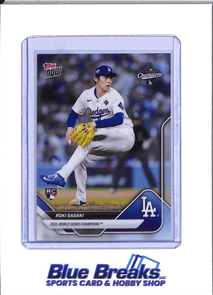 2025 Topps Now - World Series Champions - Set - Baseball - Dodgers