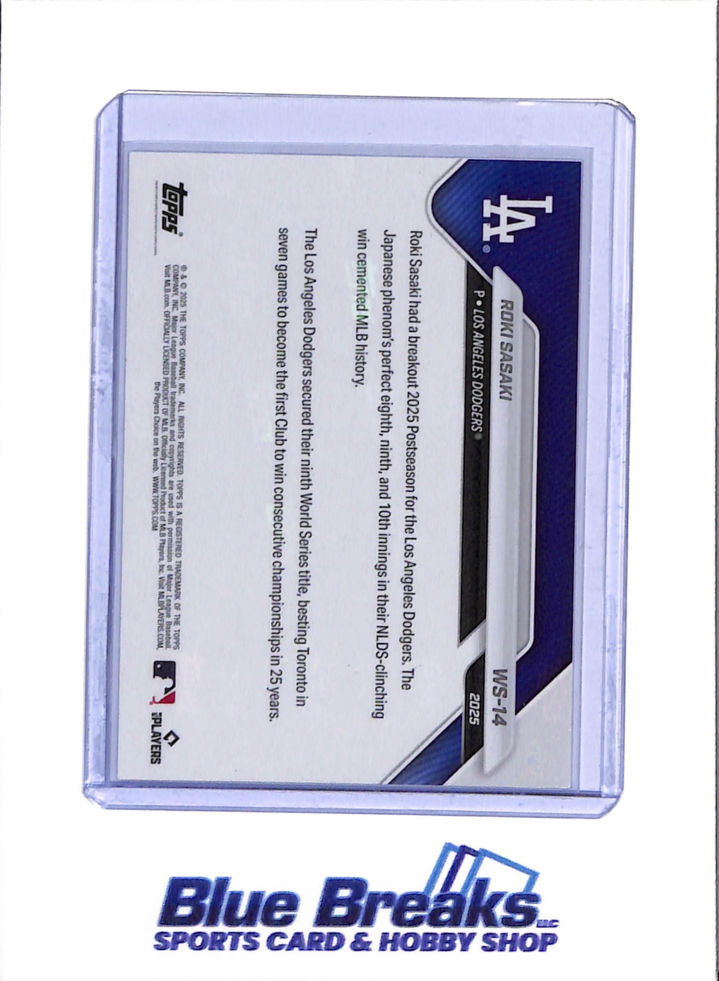 2025 Topps Now - World Series Champions - Set - Baseball - Dodgers