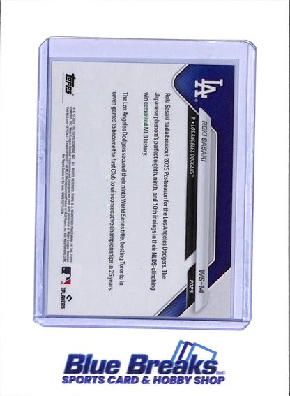 2025 Topps Now - World Series Champions - Set - Baseball - Dodgers