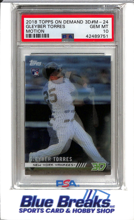 2018 Topps On Demand - Motion - Rookie Card - Gleyber Torres - #M-24 - PSA10 - Baseball - Yankees