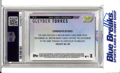 2018 Topps On Demand - Motion - Rookie Card - Gleyber Torres - #M-24 - PSA10 - Baseball - Yankees