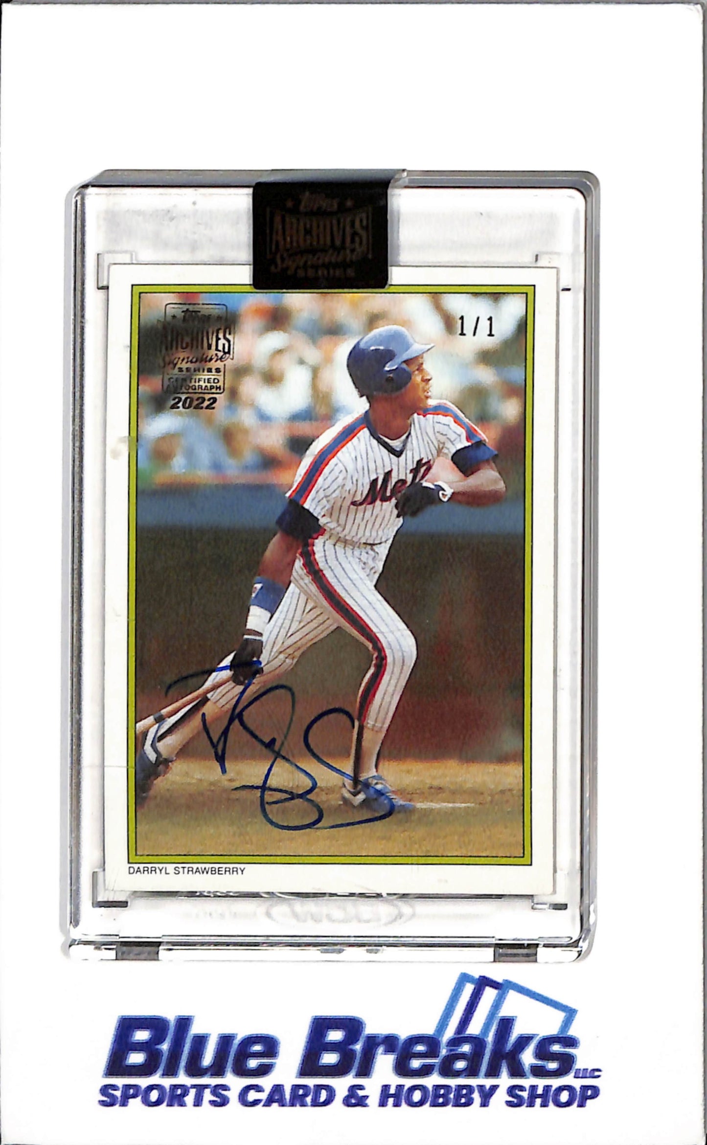 2022 Topps - Archives Signature - Darryl Strawberry - 1/1 - #11 of 60 - Baseball - Mets