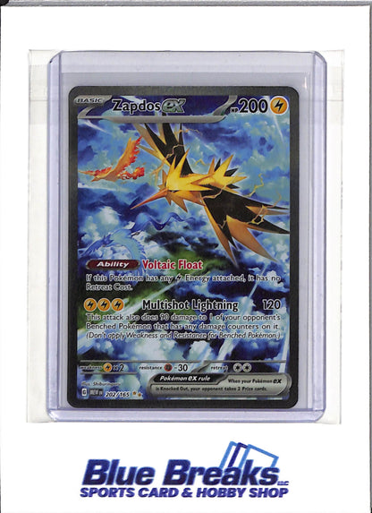 2023 Pokémon - Scarlet & Violet - 151 - Special Illustration Rare - Zapdos ex - #202/165