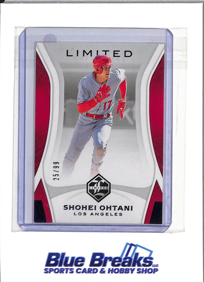 2019 Panini - Limited - Shohei Ohtani - 25/99 - #12 - Baseball - Angels