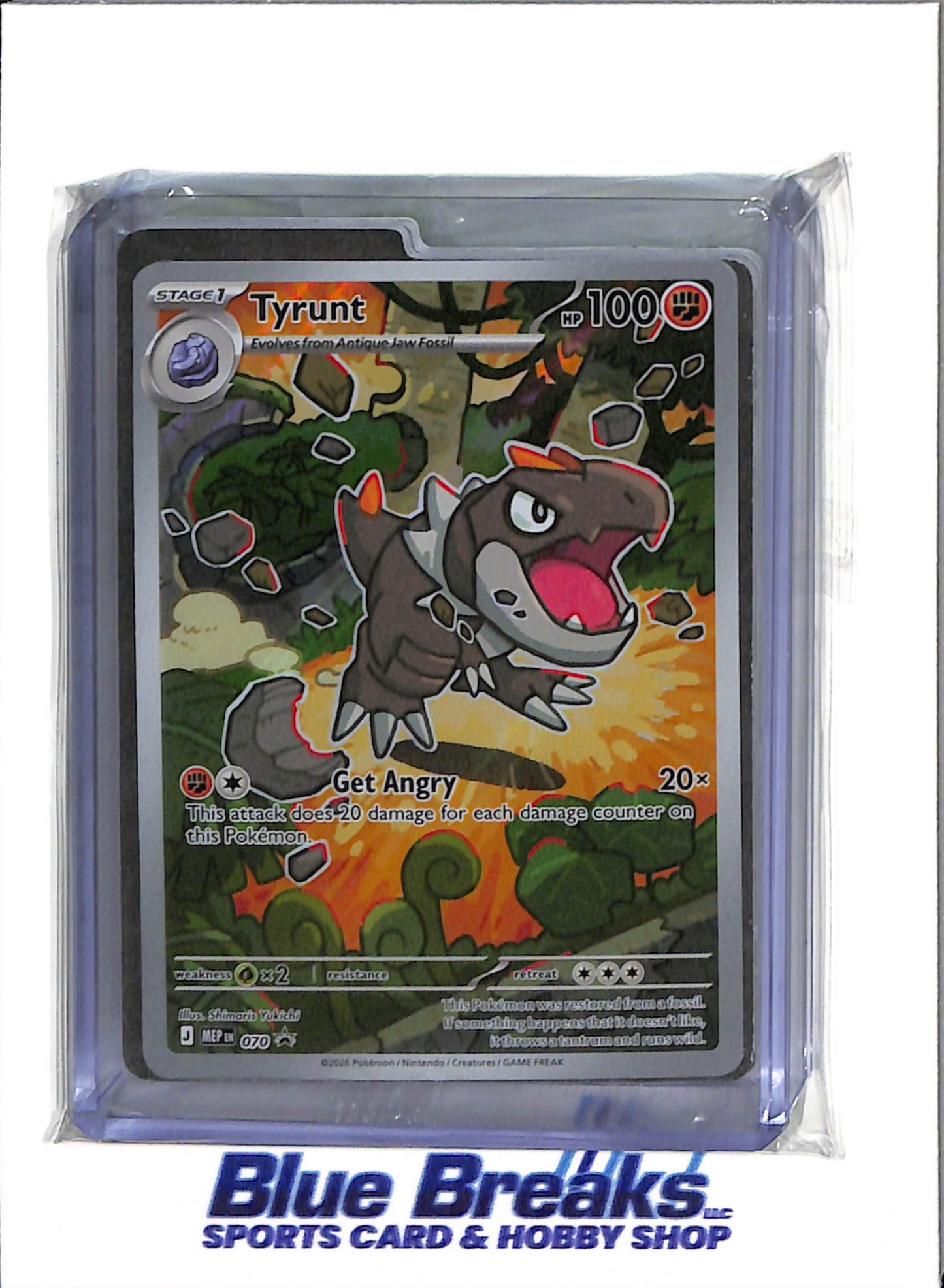 2026 Pokemon - Pokemon Center Exclusive - Black Star Promo - Mega Evolution - Perfect Order Holo - Tyrant - #070