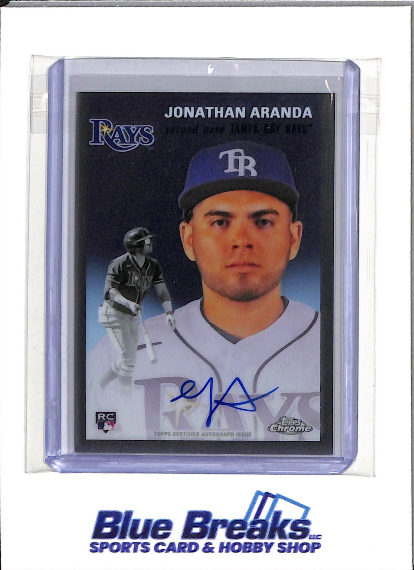 2023 Topps Chrome - Rookie Card - Jonathan Aranda - #CPA-JAR - Baseball - Rays