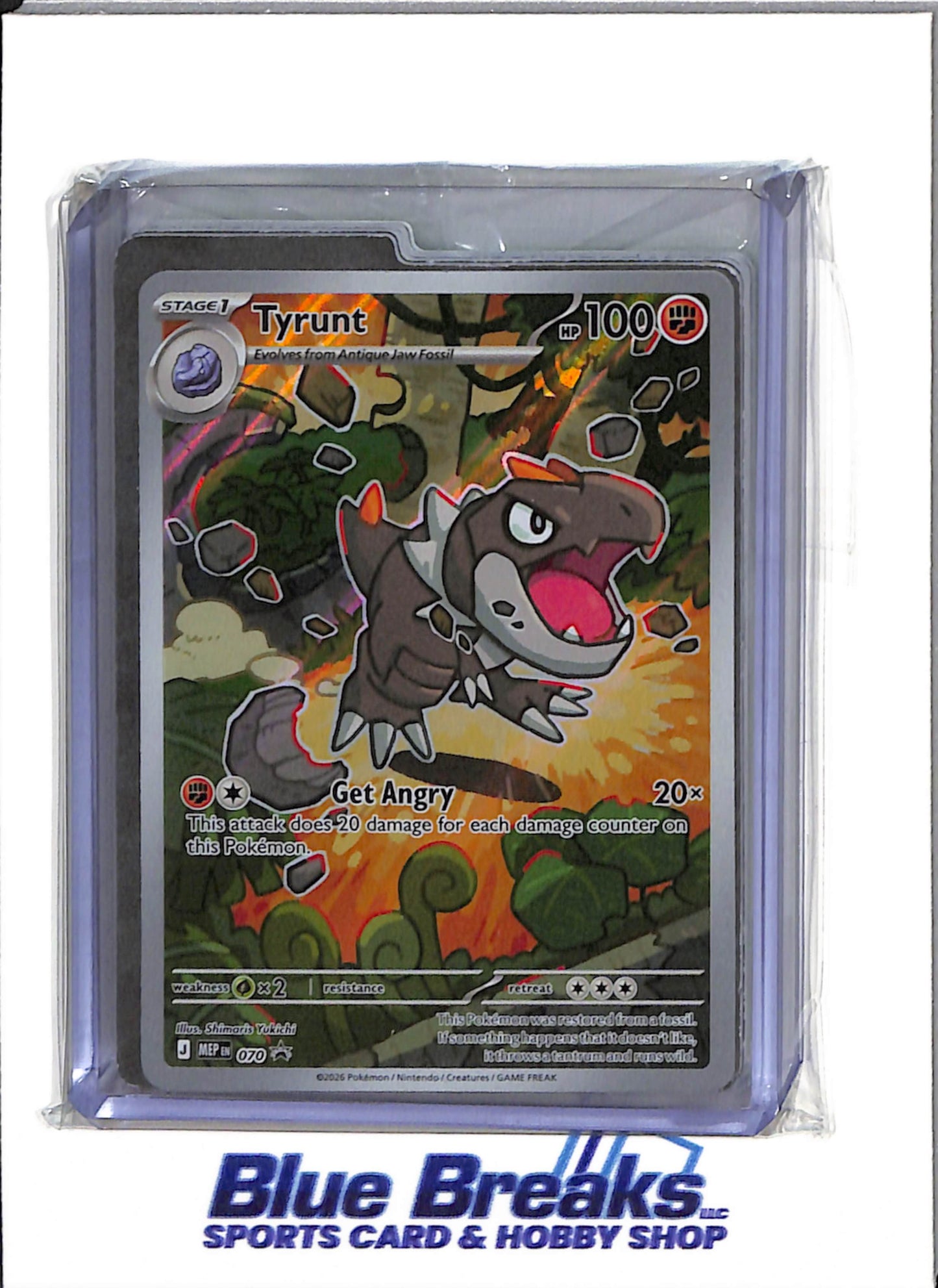 2026 Pokémon - Pokémon Center Exclusive - Black Star Promo - Mega Evolution - Perfect Order Holo - Tyrant - #070