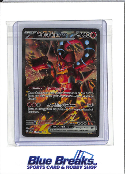 2025 Pokémon - Journey Together - Illustration Rare Foil - Volcanion ex - #182/159