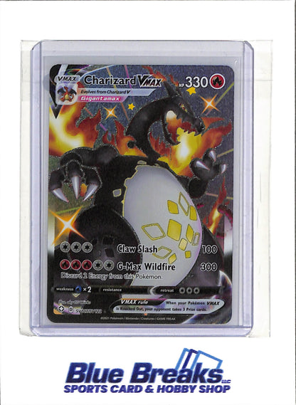 2021 Pokémon - Shining Fates - Shiny Holo Rare - Charizard Vmax - #SV107/SV122