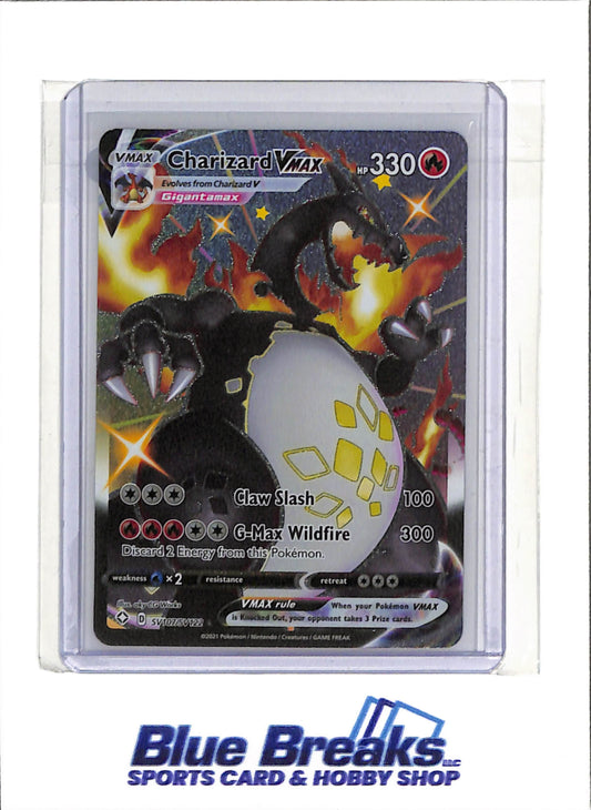 2021 Pokémon - Shining Fates - Shiny Holo Rare - Charizard Vmax - #SV107/SV122