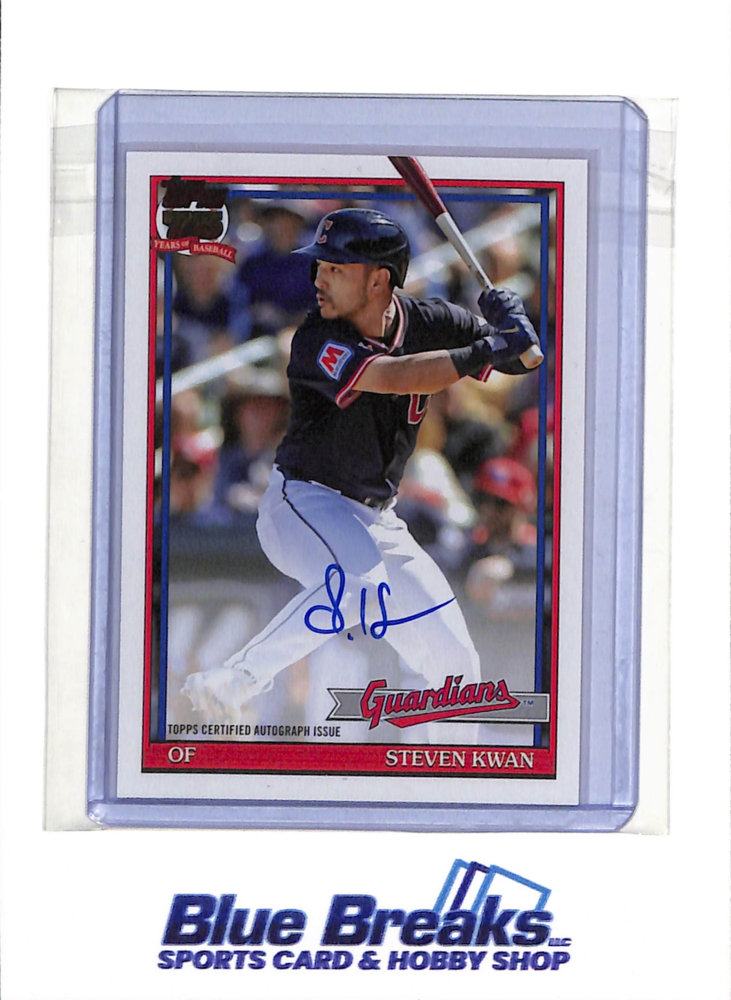 2026 Topps - Topps Certified Autograph Issue - Steven Kwan - #91A-KWA - Baseball - Guardians