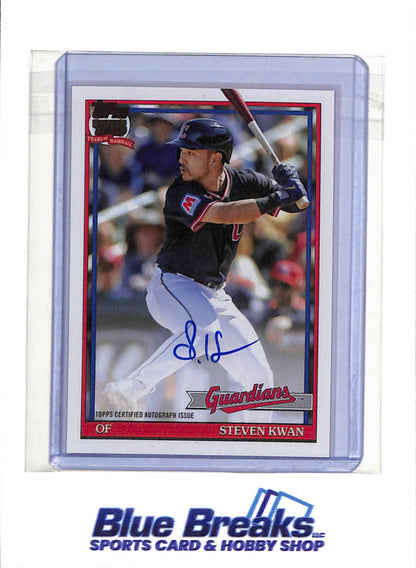 2026 Topps - Topps Certified Autograph Issue - Steven Kwan - #91A-KWA - Baseball - Guardians