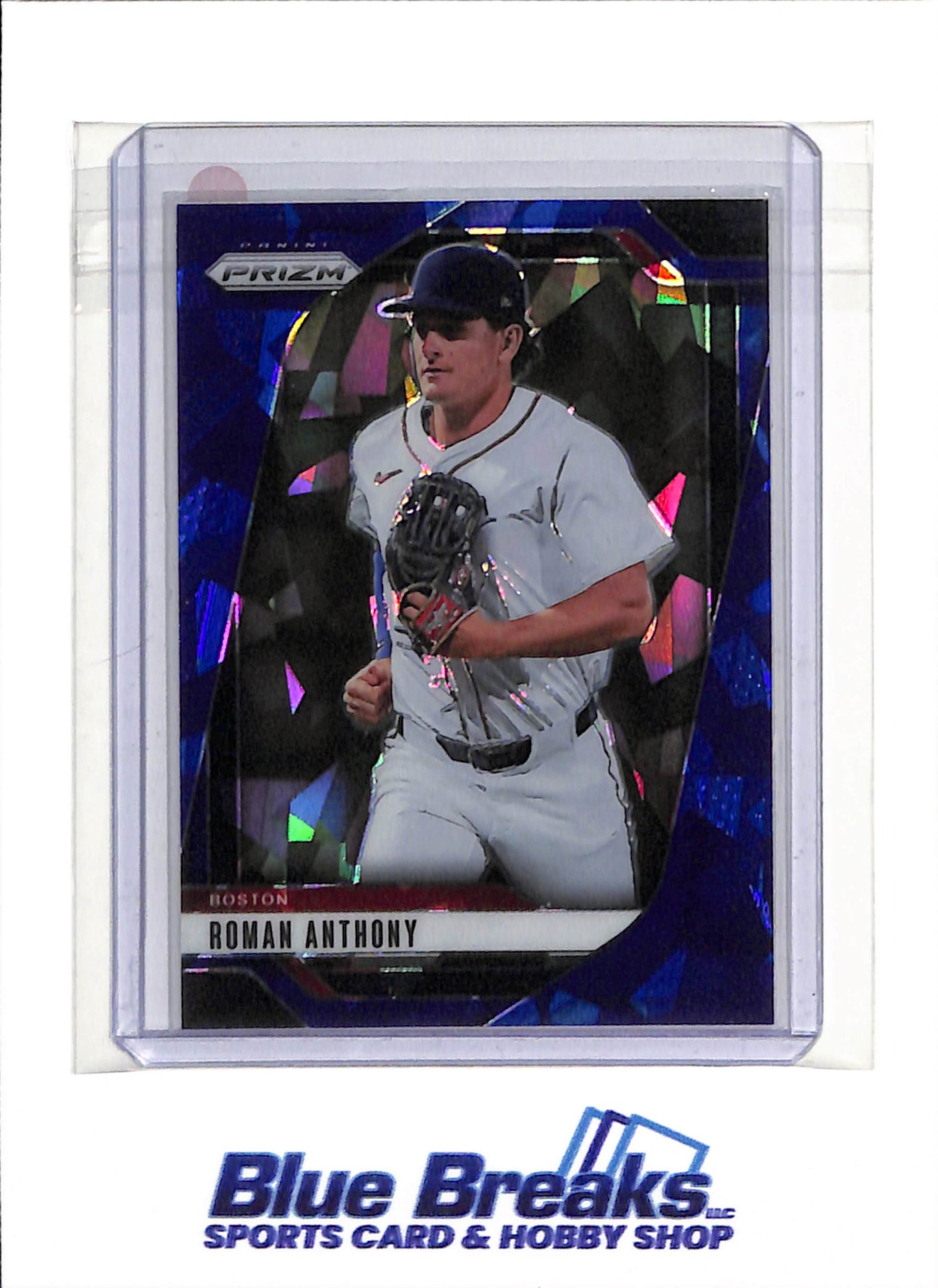 2025 Panini Prizm - Blue Cracked Ice - Roman Anthony - #266 - Baseball - Red Sox