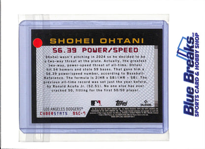 2025 Topps - Cyber Stars - Red White Blue - Shohei Ohtani - #96C-7 - Baseball - Dodgers