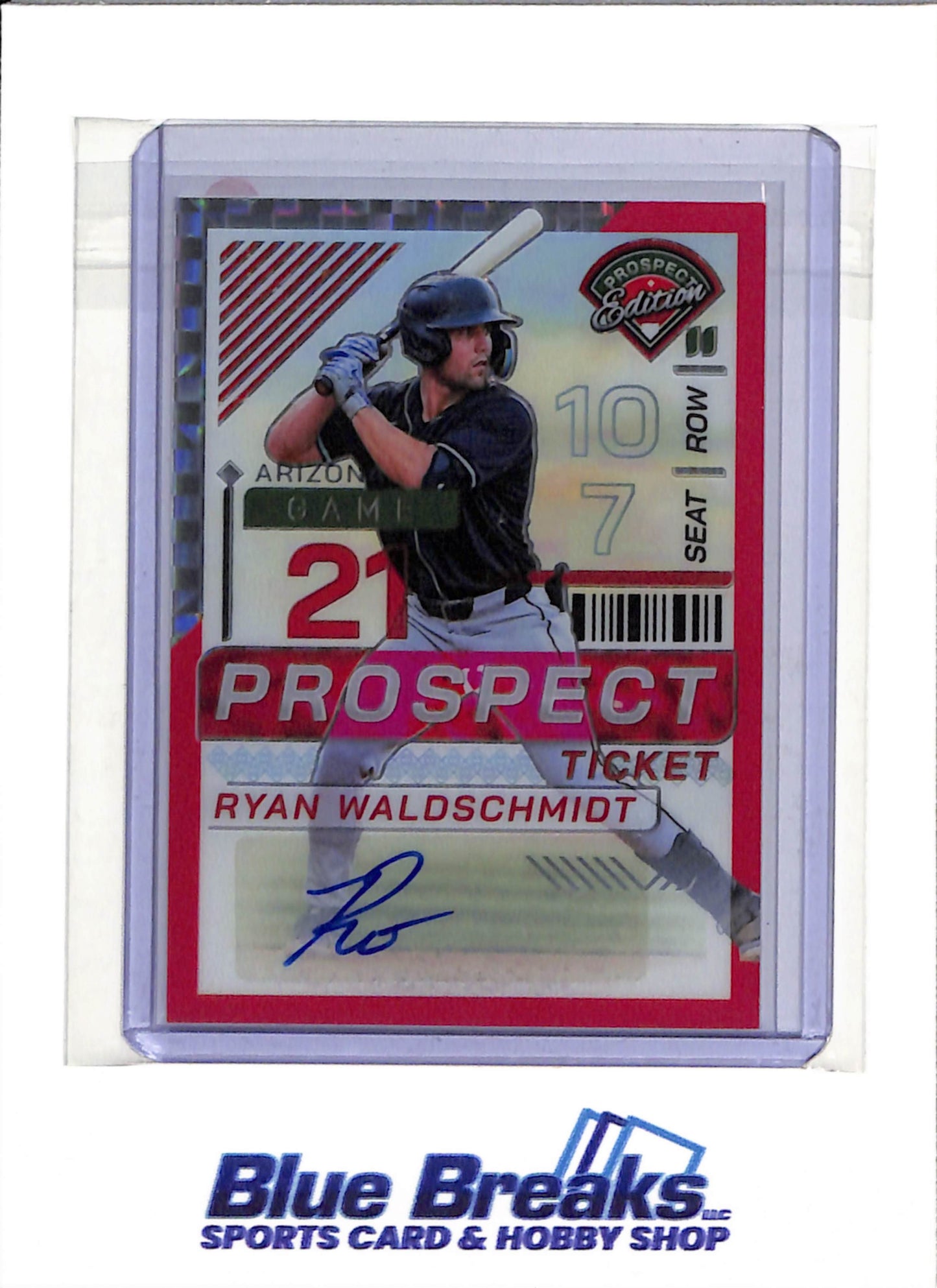 2024 Panini - Prospect Edition - Auto - Foil - Ryan Waldschmidt - 44/99 - #120 - Baseball - Diamondbacks