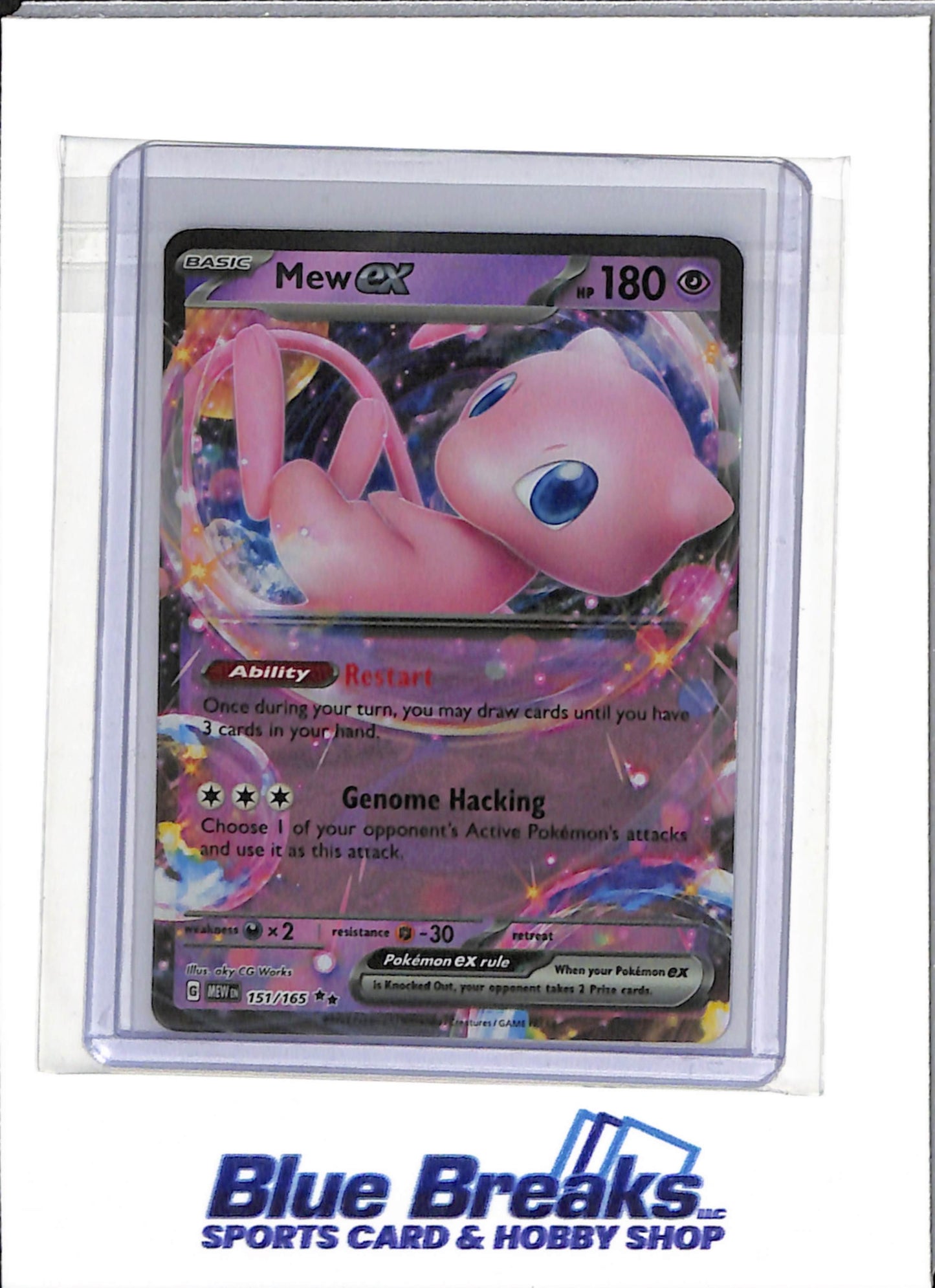 2023 Pokémon - Scarlet & Violet - 151 - Ultra Rare Foil - Mew ex - #151/165