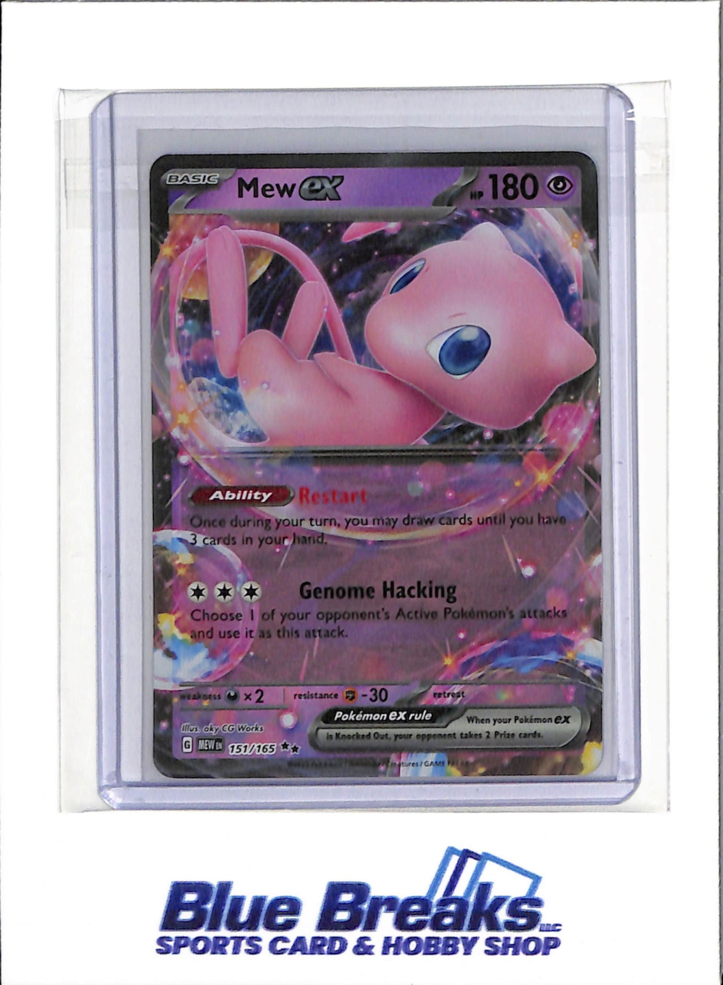 2023 Pokémon - Scarlet & Violet - 151 - Ultra Rare Foil - Mew ex - #151/165