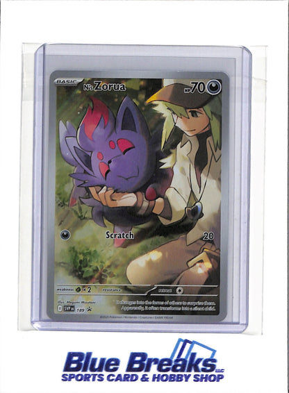 2025 Pokémon - Scarlet & Violet - Journey Together - Black Star Promo - N's Zorua - #189