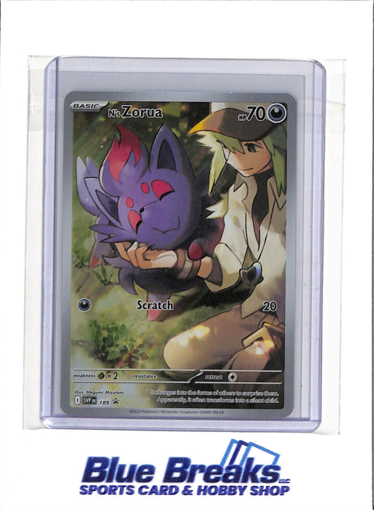 2025 Pokémon - Scarlet & Violet - Journey Together - Black Star Promo - N's Zorua - #189