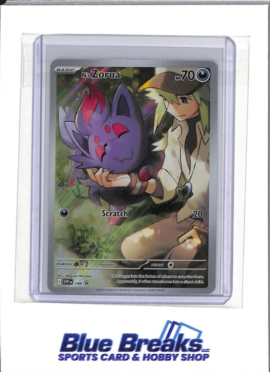 2025 Pokémon - Scarlet & Violet - Journey Together - Black Star Promo - N's Zorua - #189