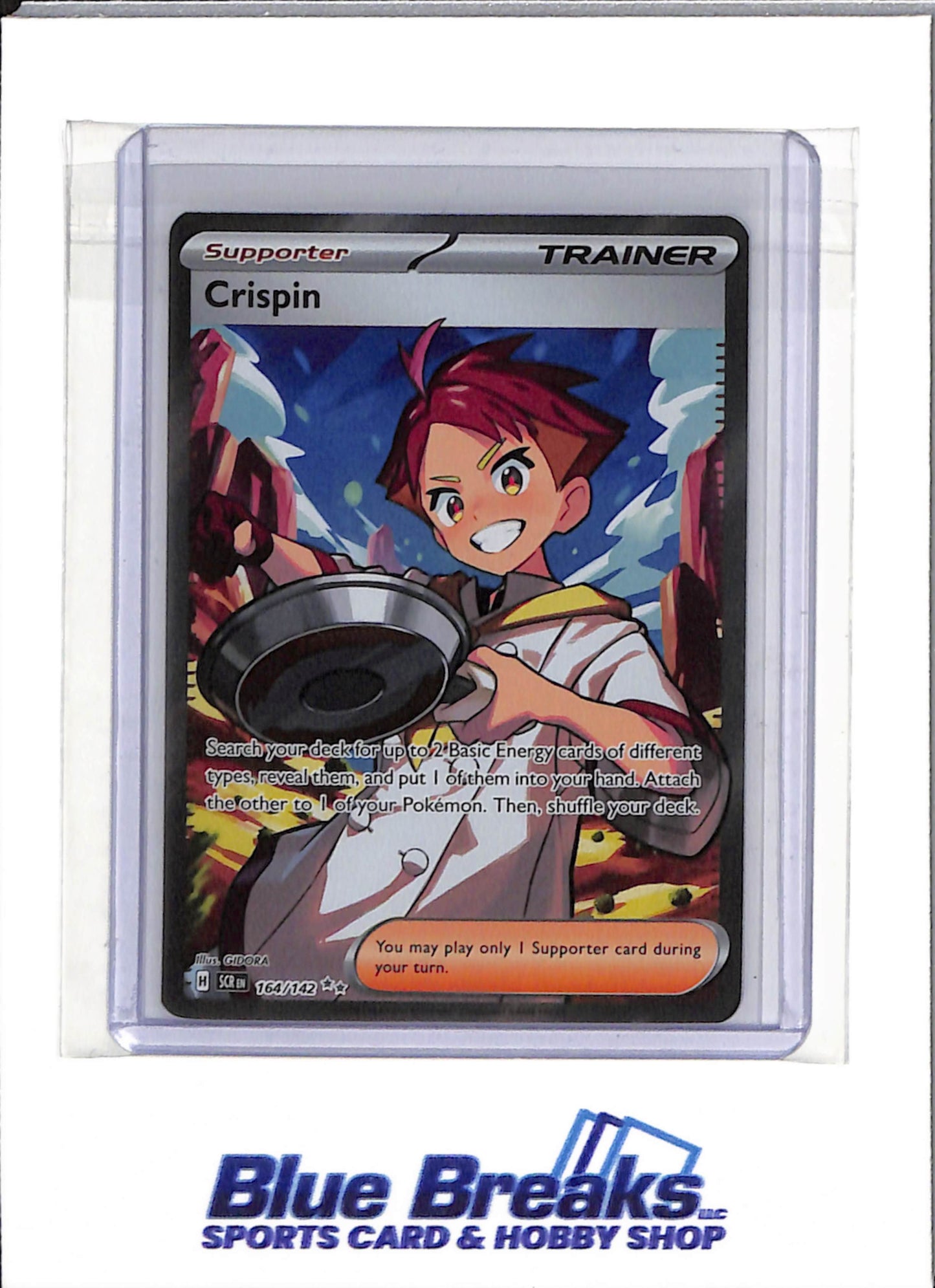 2024 Pokémon - Stellar Crown - Ultra Rare Full Art Foil - Crispin - #164/142