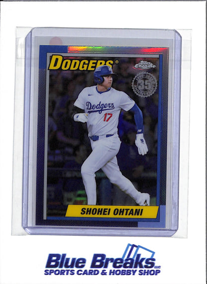 2025 Topps Chrome - 35th Anniversary - Shohei Ohtani - #90CB-7 - Baseball - Dodgers