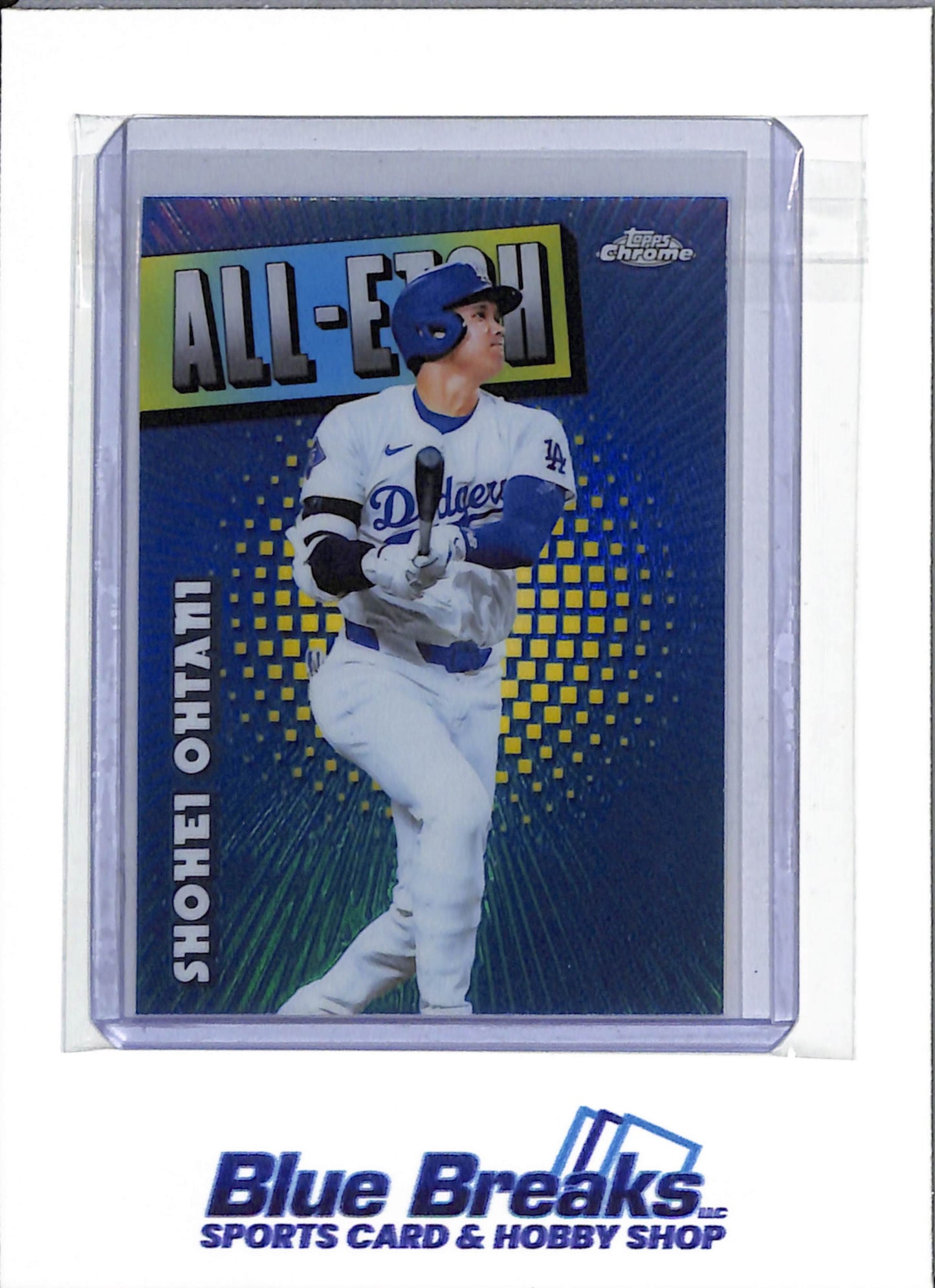 2025 Topps Chrome - All Etch Blue - Shohei Ohtani - #CAE-1 - Baseball - Dodgers