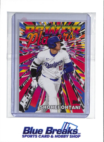 2025 Topps - Power Players - Tie Dye - Shohei Ohtani - #PP-1 - Baseball - Dodgers