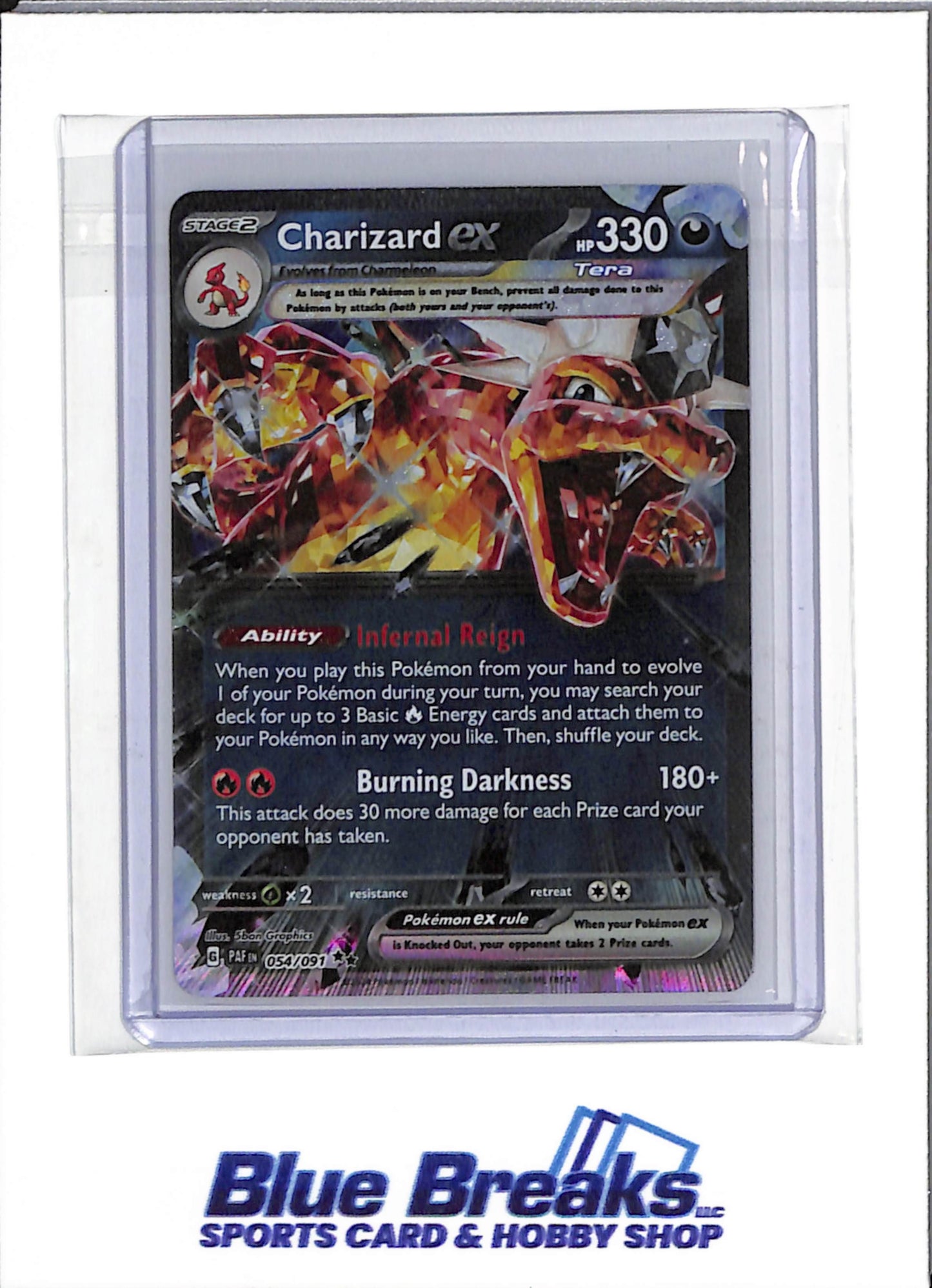 2024 Pokémon - Scarlet & Violet - Paldean Fates Foil - Charizard ex - #054/091