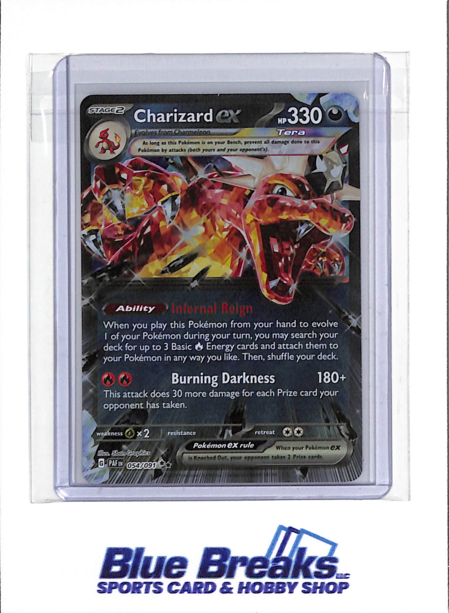 2024 Pokémon - Scarlet & Violet - Paldean Fates Foil - Charizard ex - #054/091