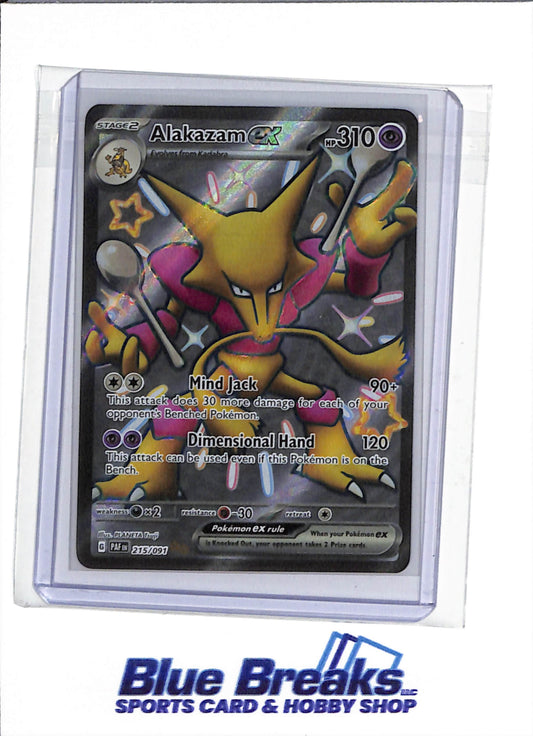 2024 Pokémon - Paldean Fates - Shiny Ultra Rare Foil - Alakazam ex - #215/091