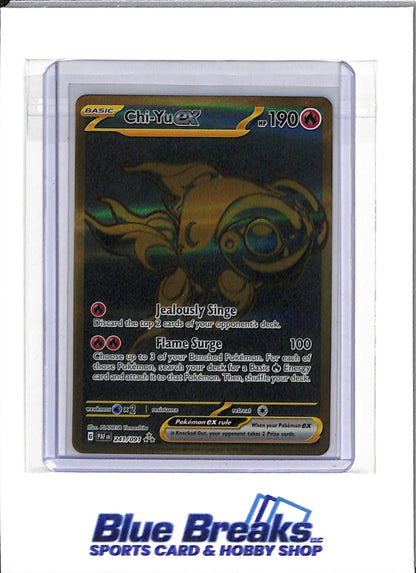 2024 Pokémon - Paldean Fates - Hyper rare Gold Foil - Chi-Yu ex - #241/091
