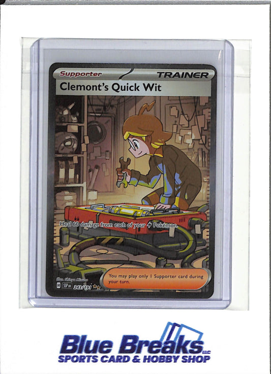 2024 Pokémon - Surging Sparks - Illustration Rare Foil - Clemont's Quick Wit - #243/191