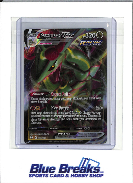 2021 Pokémon - Evolving Skies - Sword & Shield - Foil - Rayquaza Vmax - #111/203