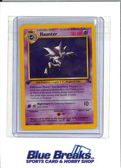 1999 Pokémon - Fossil - Haunter - #21/62